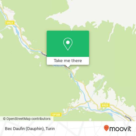 Bec Daufin (Dauphin) map