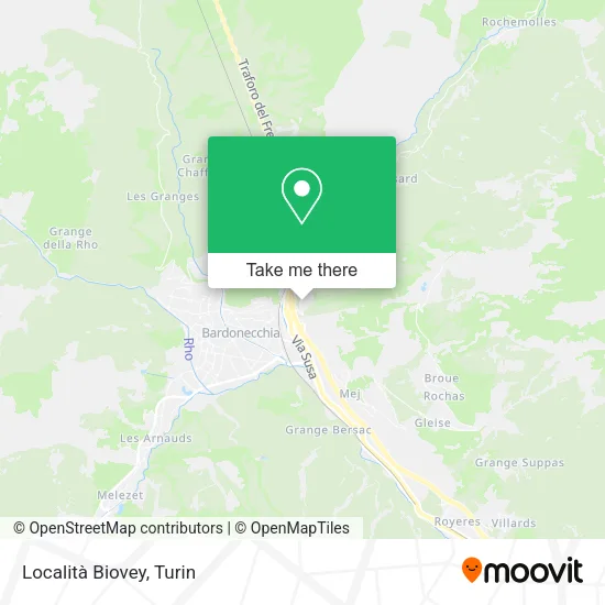 Località Biovey map