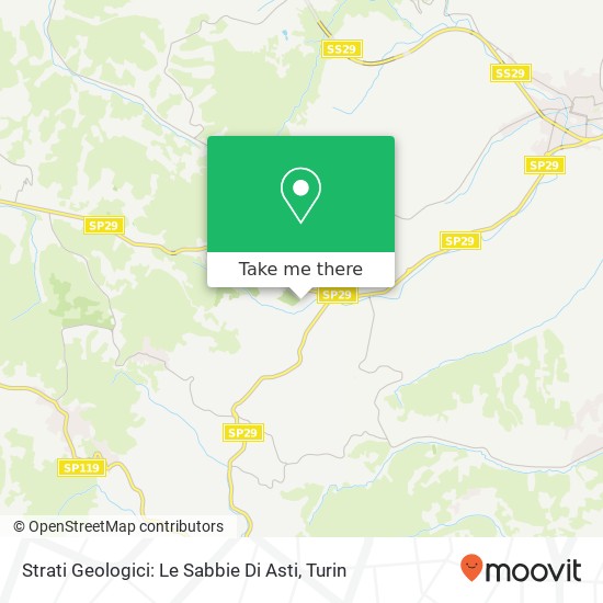 Strati Geologici: Le Sabbie Di Asti map