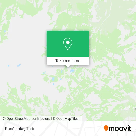 Pane Lake map