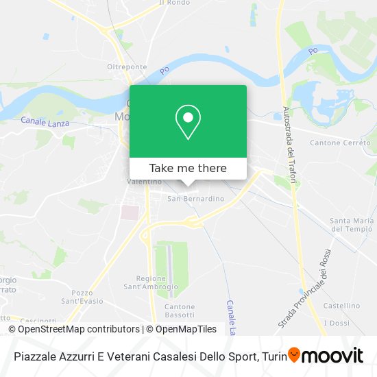 Piazzale Azzurri E Veterani Casalesi Dello Sport map