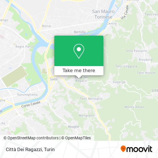 Città Dei Ragazzi map