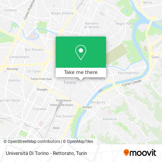 Università Di Torino - Rettorato map