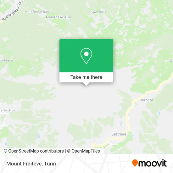 Mount Fraiteve map