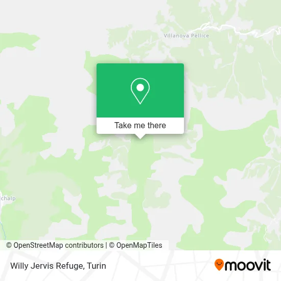 Willy Jervis Refuge map