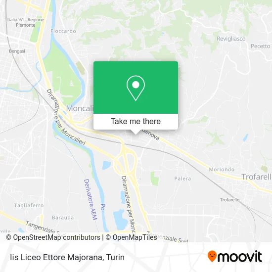 Ettore Majorana High School map