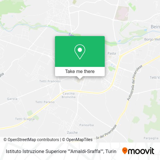 Istituto Istruzione Superiore ""Amaldi-Sraffa"" map