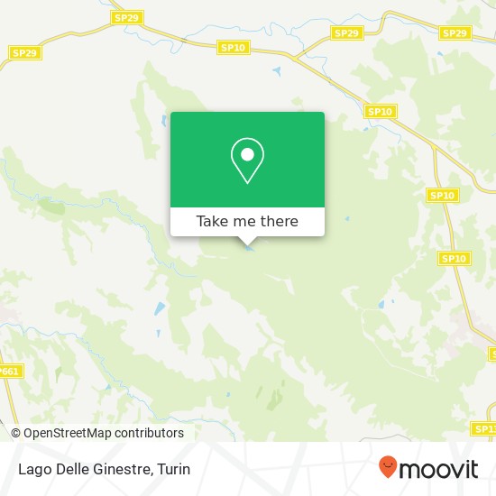 Lago Delle Ginestre map