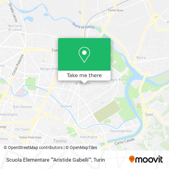 Scuola Elementare ""Aristide Gabelli"" map