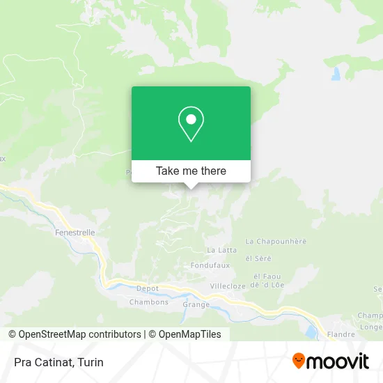 Pra Catinat map