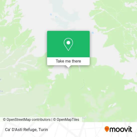 Ca' D'Asti Refuge map