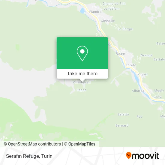Serafin Refuge map