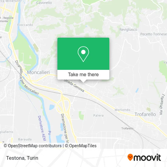 Testona map