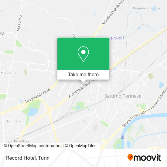 Record Hotel map