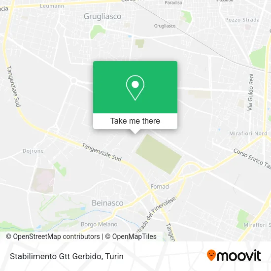 Stabilimento Gtt Gerbido map