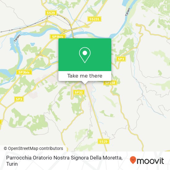 Parrocchia Oratorio Nostra Signora Della Moretta map