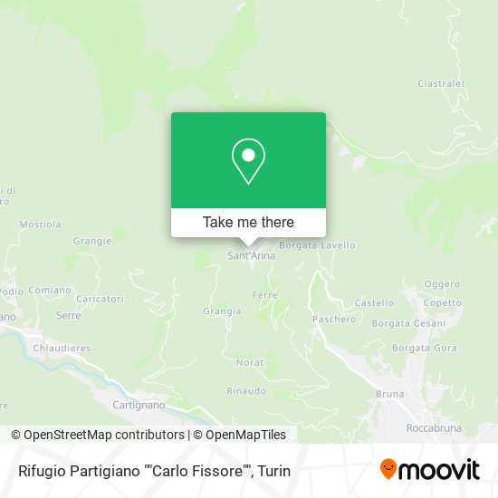 Rifugio Partigiano "Carlo Fissore" map
