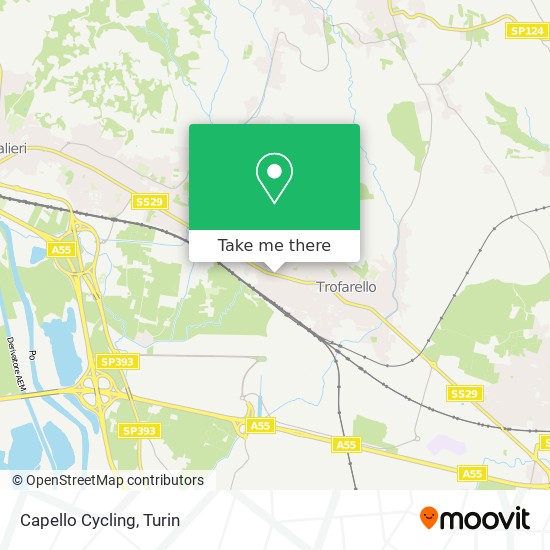 Capello Cycling map