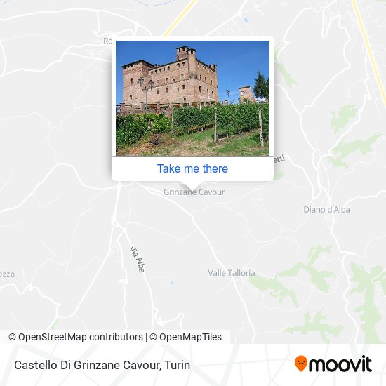 Castello Di Grinzane Cavour map