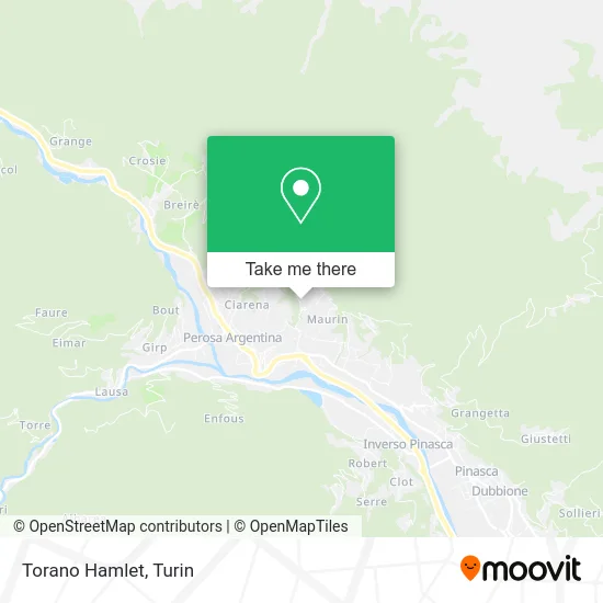 Torano Hamlet map