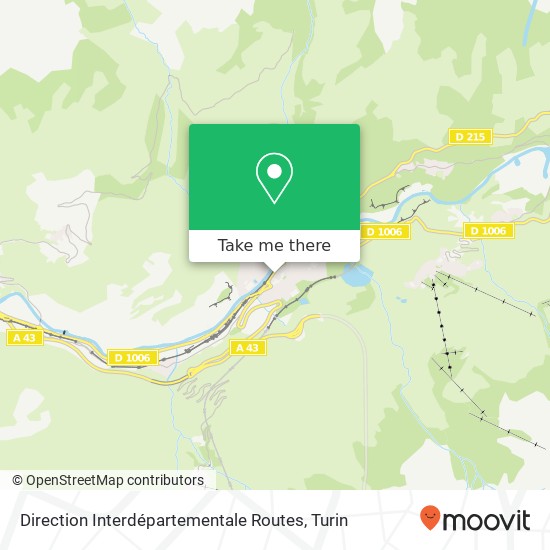 Direction Interdépartementale Routes map