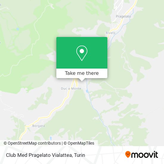 Club Med Pragelato Vialattea map