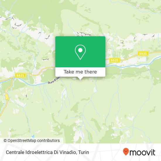 Centrale Idroelettrica Di Vinadio map