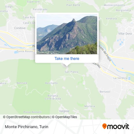 Monte Pirchiriano map