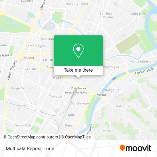 Reposi Multiplex Cinema map