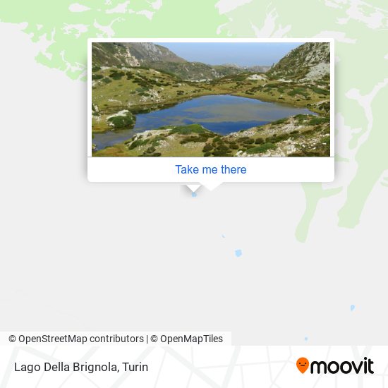 Lago Della Brignola map