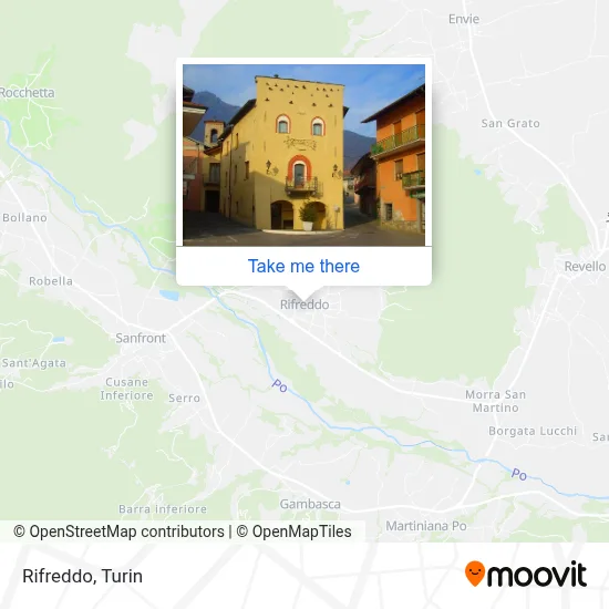 Rifreddo map