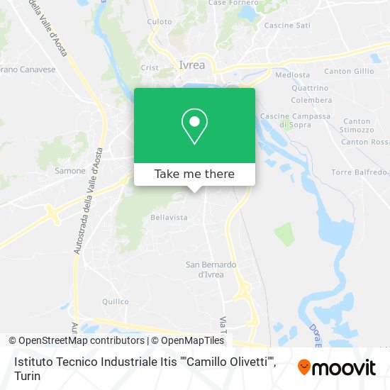 Istituto Tecnico Industriale Itis ""Camillo Olivetti"" map