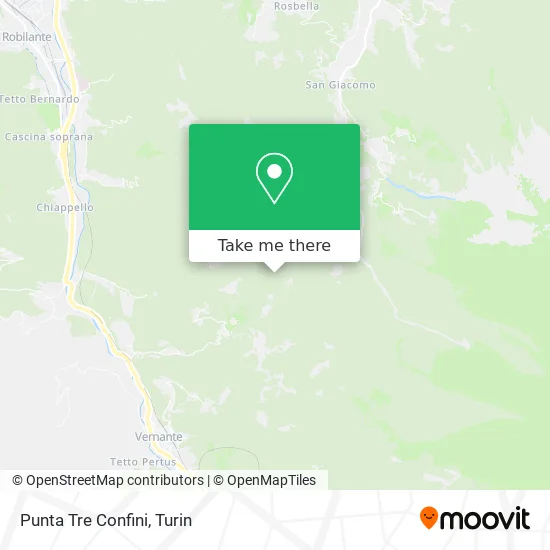 Three Borders Point map