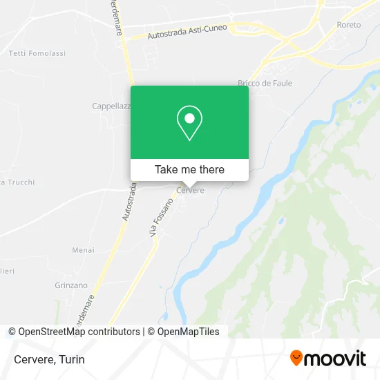 Cervere map