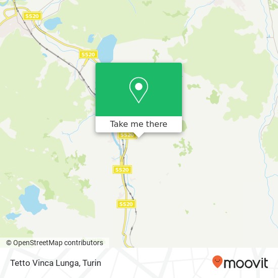 Tetto Vinca Lunga map