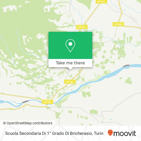 Scuola Secondaria Di 1° Grado Di Bricherasio map