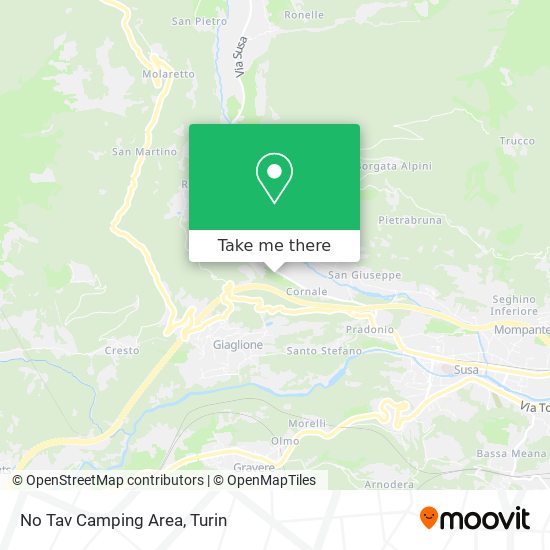 No Tav Camping Area map