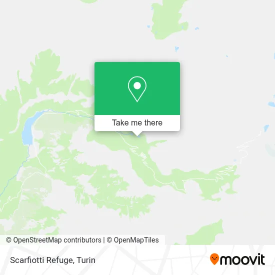 Scarfiotti Refuge map
