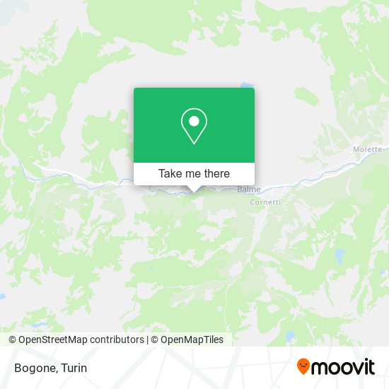 Bogone map