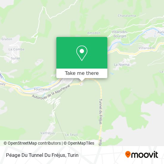 Péage Du Tunnel Du Fréjus map