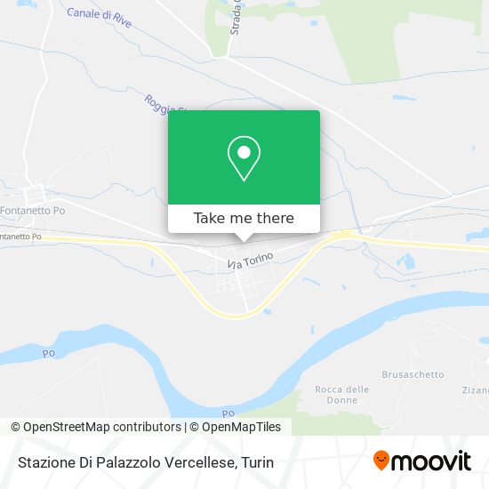 Stazione Di Palazzolo Vercellese map