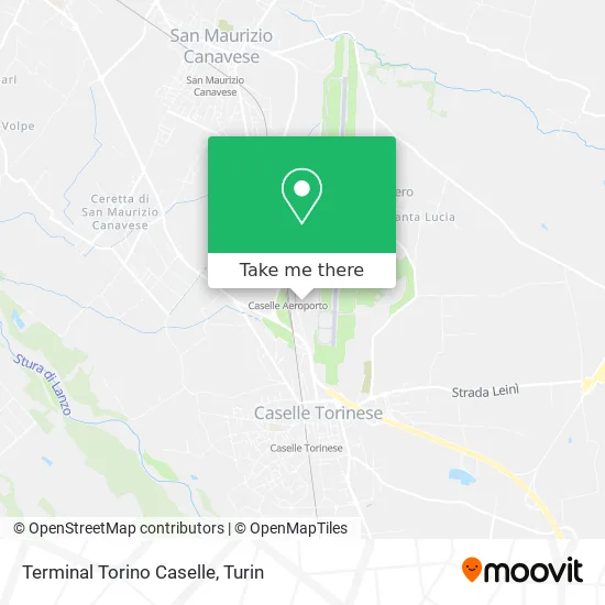 Terminal Torino Caselle map