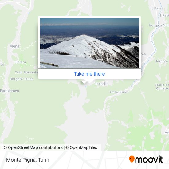 Monte Pigna map