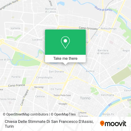Chiesa Delle Stimmate Di San Francesco D'Assisi map