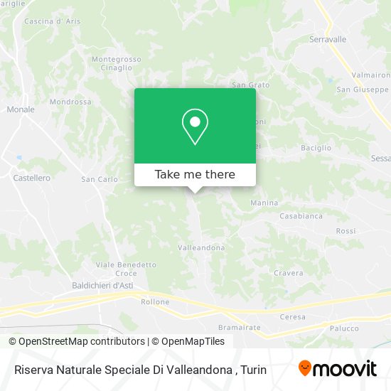 Riserva Naturale Speciale Di Valleandona map