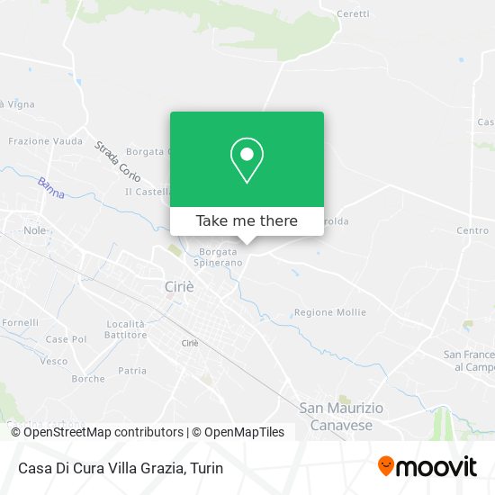 Casa Di Cura Villa Grazia map