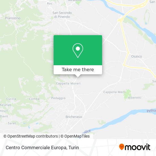 Centro Commerciale Europa map