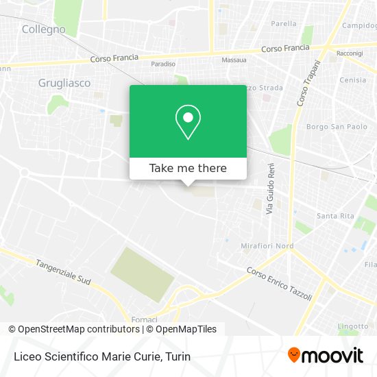 Liceo Scientifico Marie Curie map