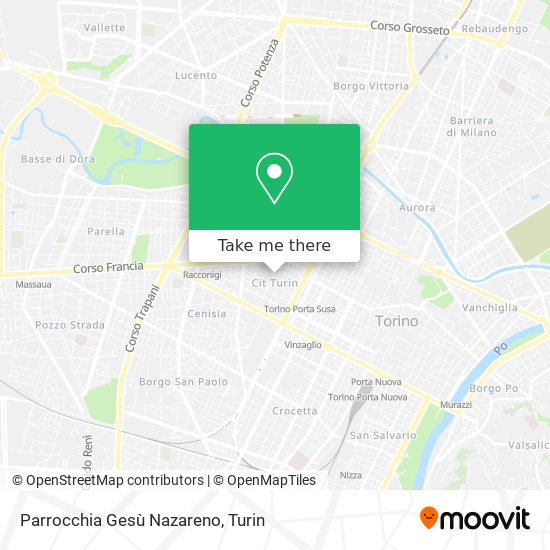 Parrocchia Gesù Nazareno map