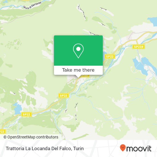 Trattoria La Locanda Del Falco map